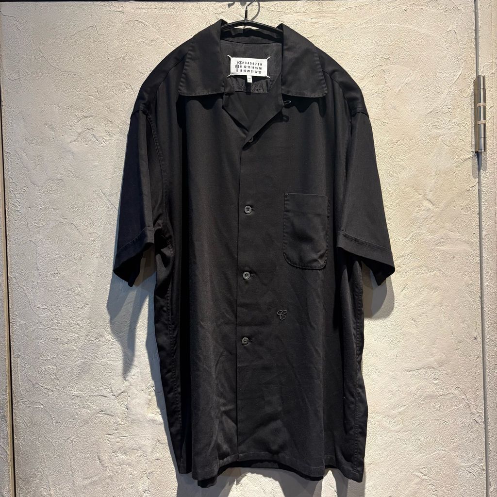 Maison Margiela メゾンマルジェラ 24SS Rayon Open Collar Shirt 半袖