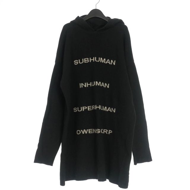 リックオウエンス Rick Owens Tommy Hoodie カシミヤ ニットフーディ
