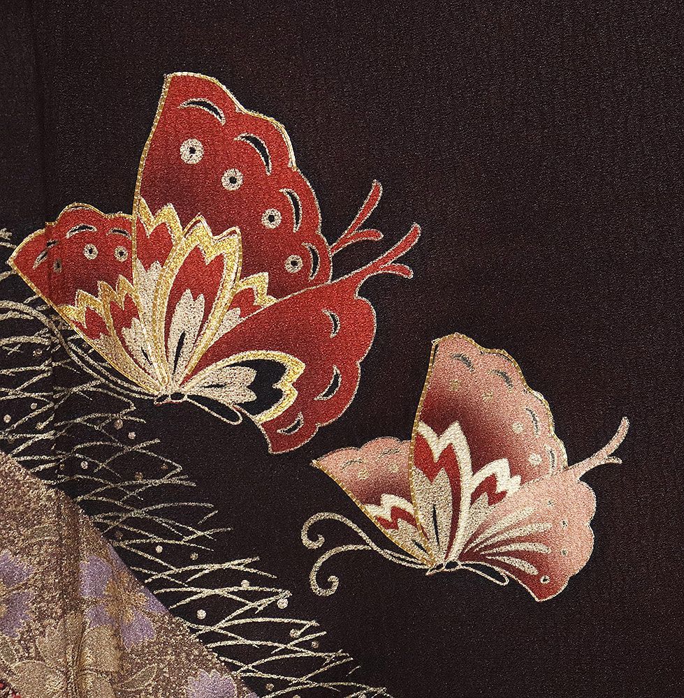 渡部弘氏作 訪問着