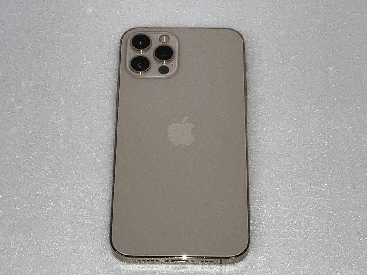SIMロック解除】MGMC3J/A iPhone 12 Pro 256GB ゴールド au Apple