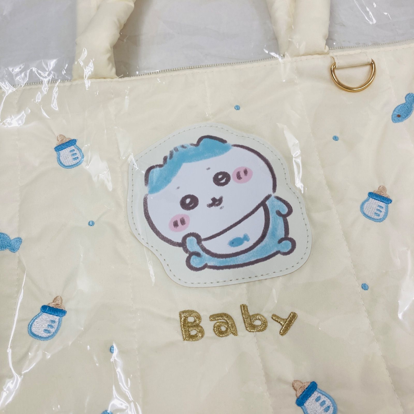広店】ちいかわ Baby キルティングトートバッグ ハチワレ【722-3066