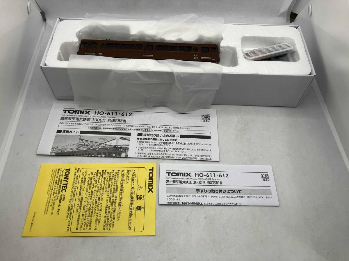 動作未確認 現状品 HOゲージ TOMIX HO-611 高松琴平電気鉄道 3000形