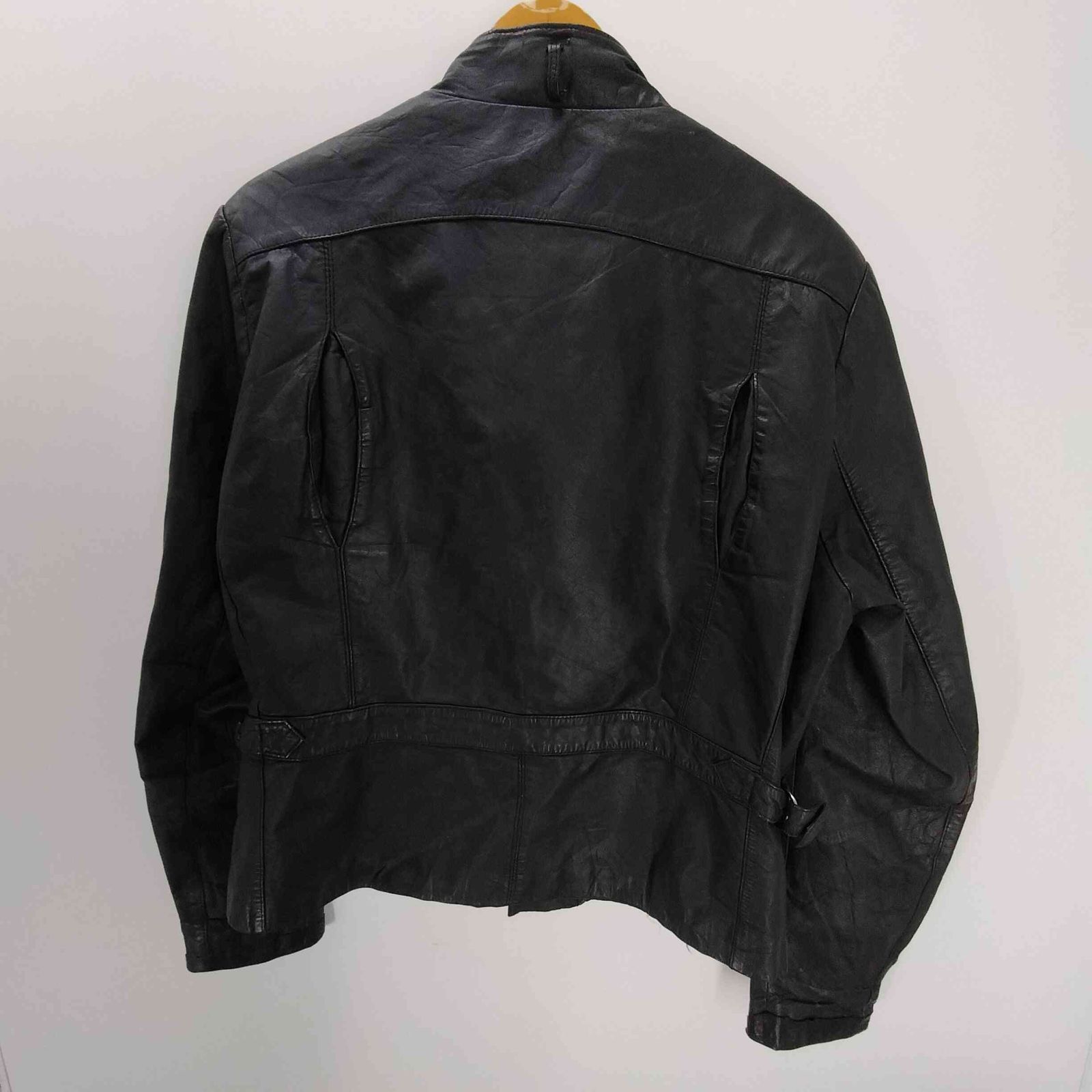 ユーズドフルギ USED古着 レザー ダブル ライダース ジャケット メンズ