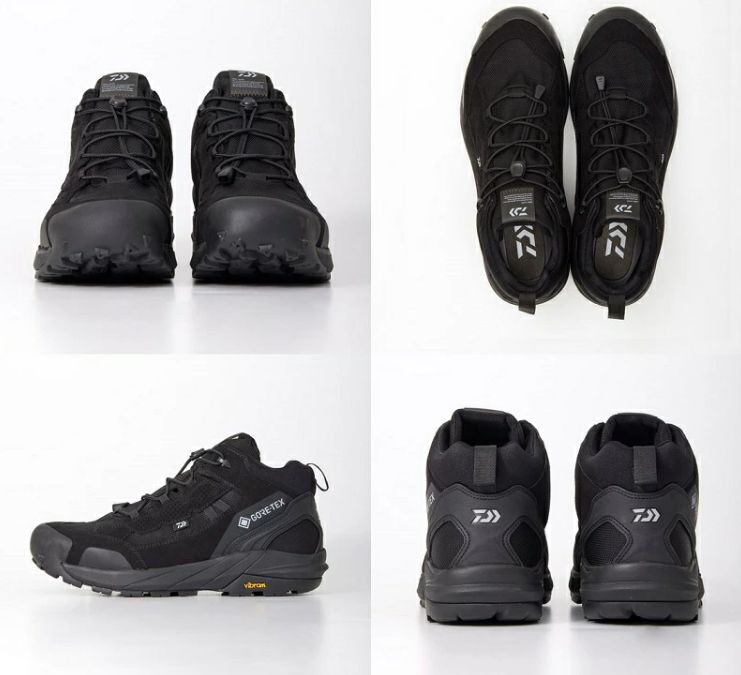 ダイワ DS-2301 G ゴアテックスシューズ ミッドカット ラジアルソール ブラック 28.0㎝ 透湿防水