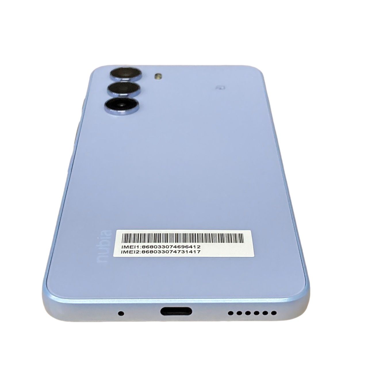 SIMフリー nubia S 5G 128GB A403ZT Y!mobile ○判定 ライトパープル