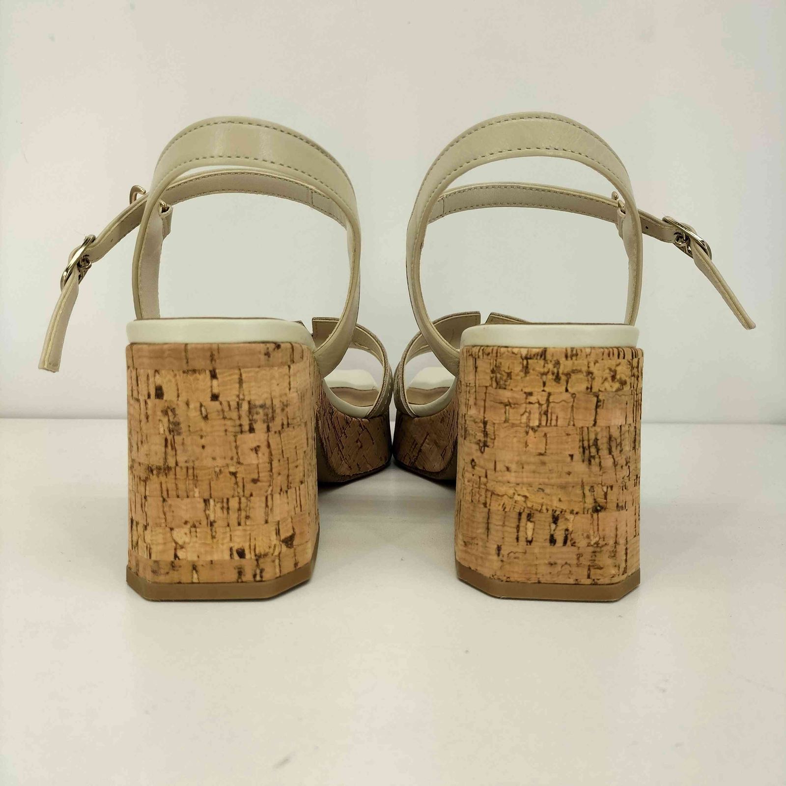 ダイアナ DIANA コルクヒール サンダル レディース 22 1/2 - メルカリ