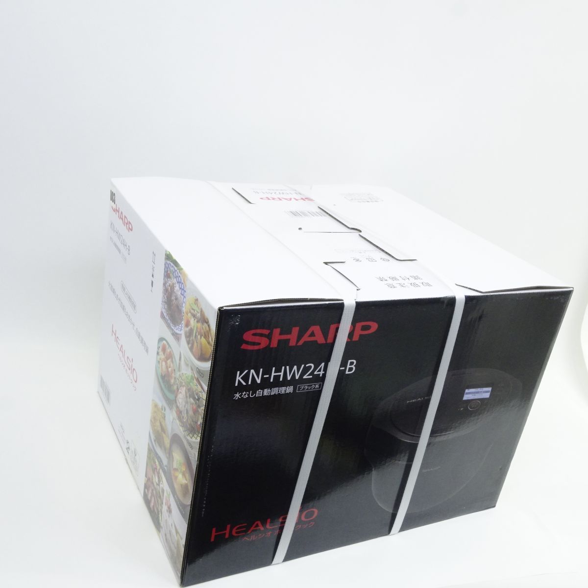 SHARP シャープ 水なし自動調理鍋 ヘルシオホットクック KN-HW 24 H-B ブラック