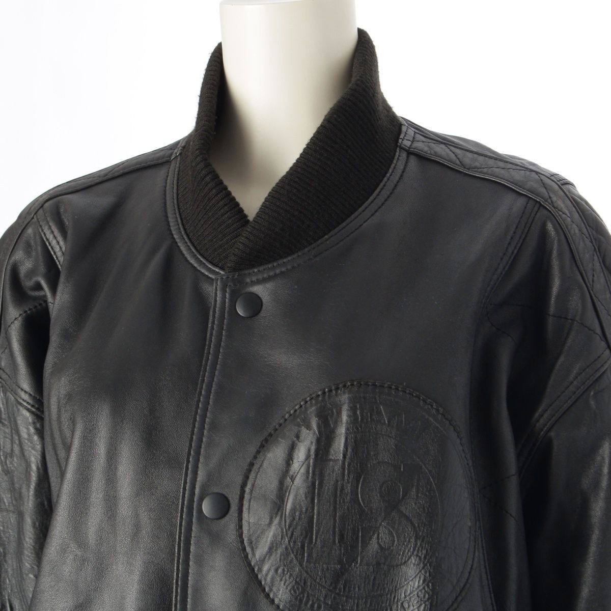 イッセイミヤケ 1980s スポーツ ラムレザー IS アイエス ロゴ