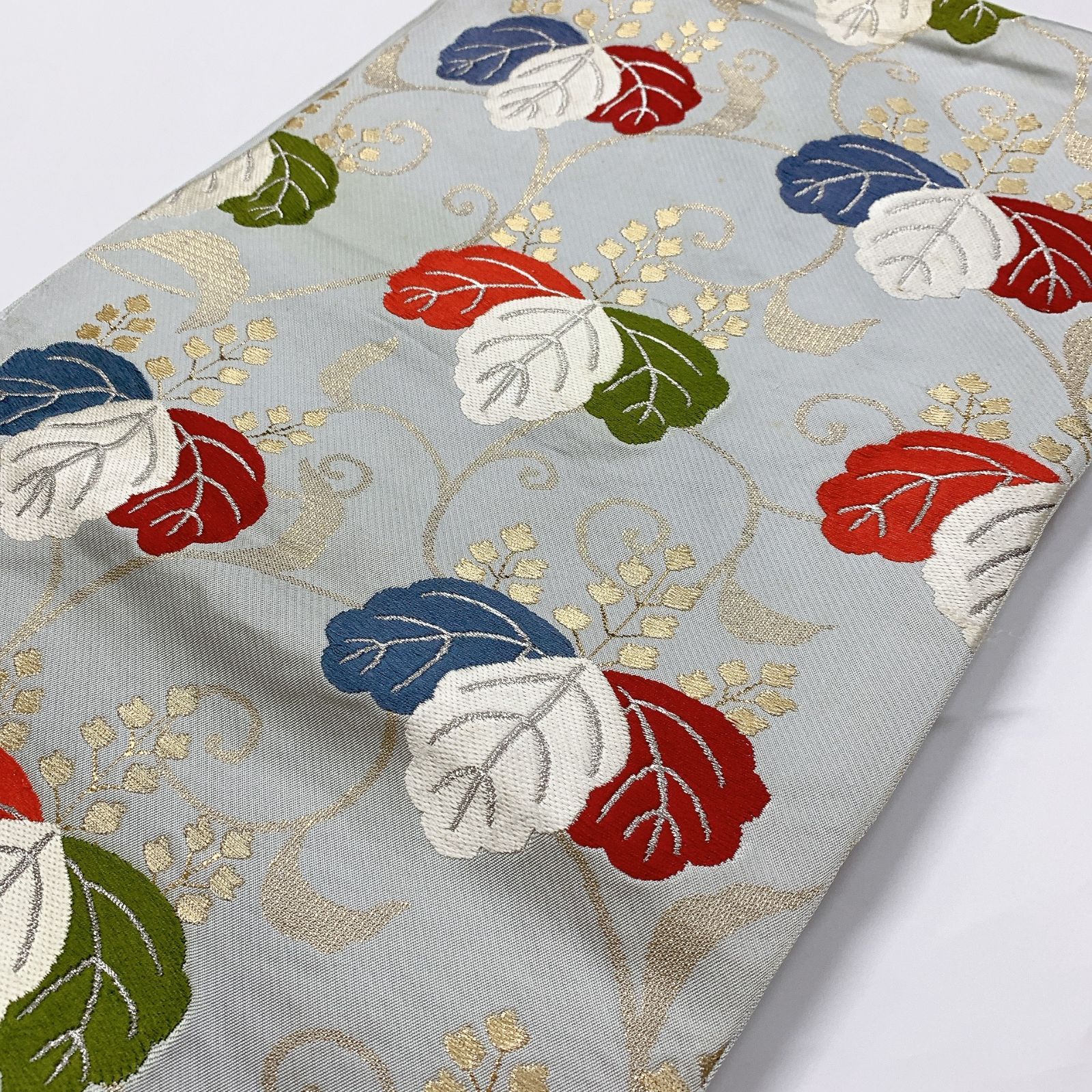 A 183袋帯 六通柄 吉祥文様 正絹 美品 着物 6073］袋帯 桐花吉祥文様 六通 正絹 着物 フォーマル - メルカリ