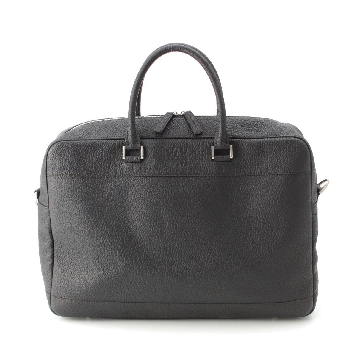 ココマイスター フリードランド マットシュリンク レザー 2 WAY ショルダー ハンドバッグ ビジネスバッグ ブラック