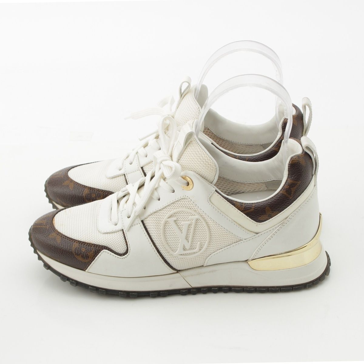 ルイヴィトン モノグラム ランナウェイ レザー メッシュ ローカット