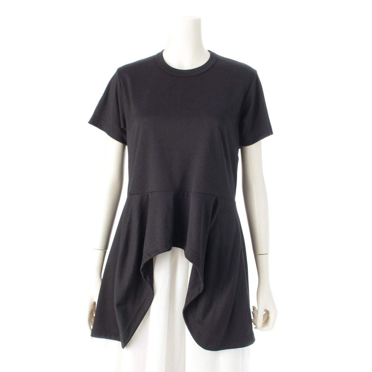 コムデギャルソン AD 2025 23 AW デザインヘム ショートスリーブ トップス GL-T 012 ブラック XS