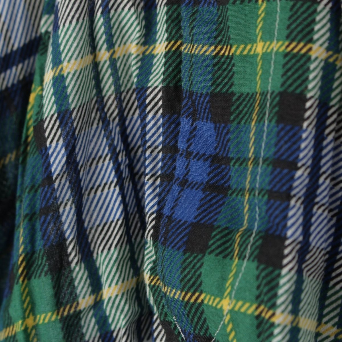 コムデギャルソン AD2005 06SS コットン チェック ワイド サルエル