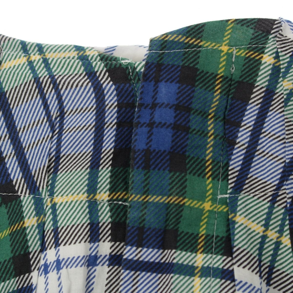 コムデギャルソン AD2005 06SS コットン チェック ワイド サルエル