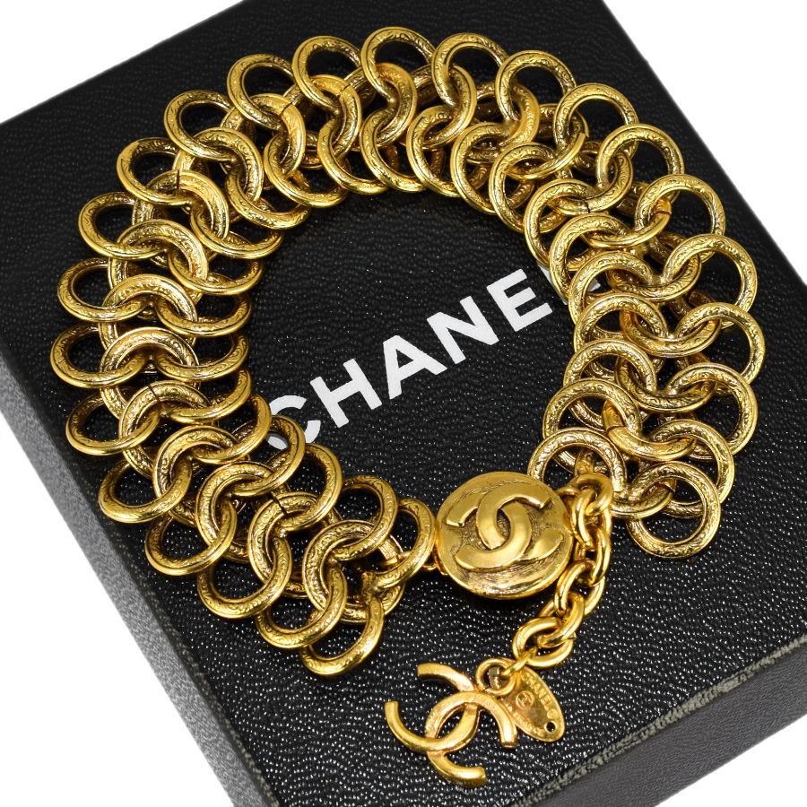購入者様専用【中古】シャネル チェーン ブレスレット ココマーク