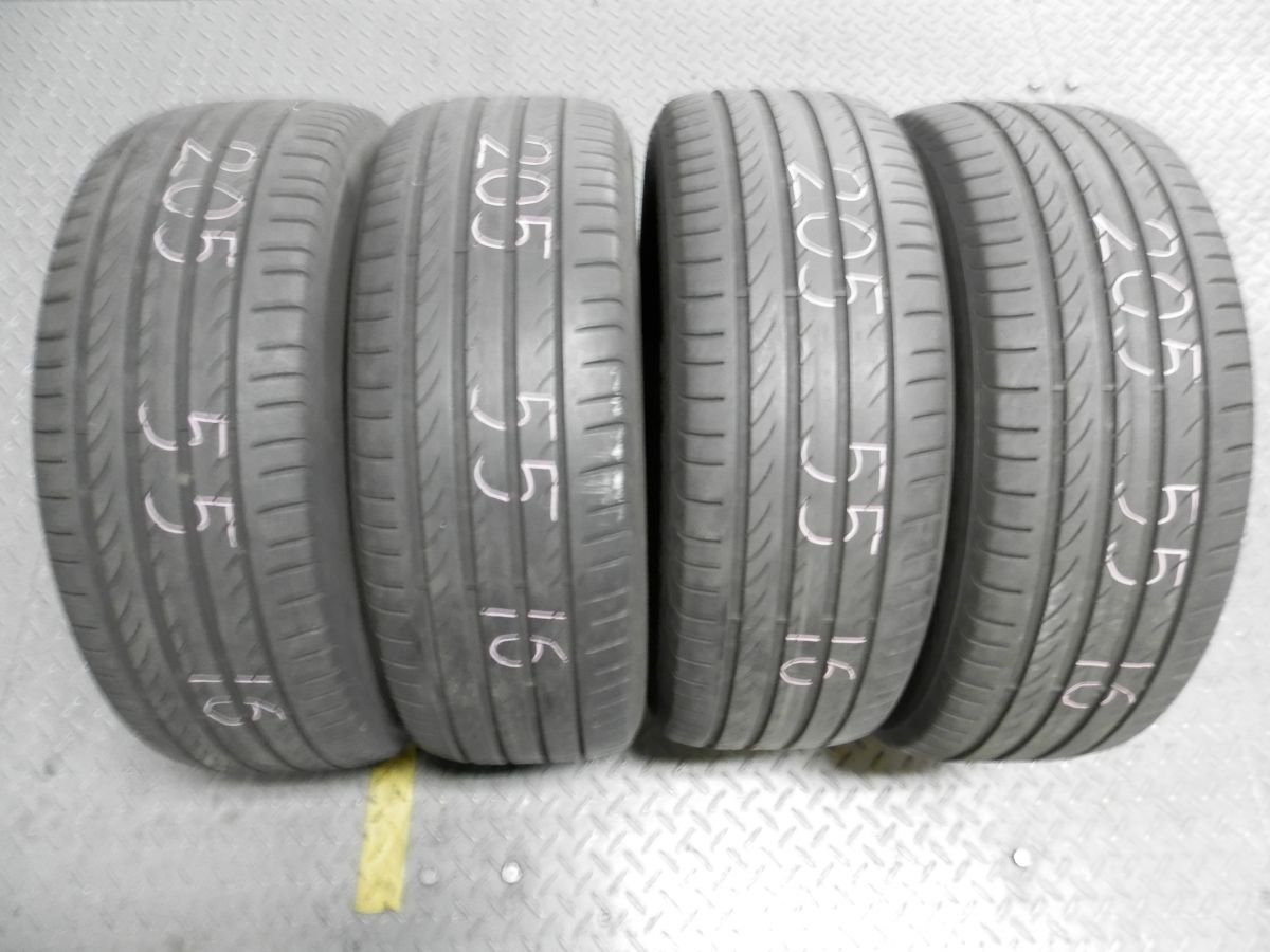 205 55 R 16 ピレリ POWERGY ラジアルタイヤ 4本SET 製 夏タイヤ