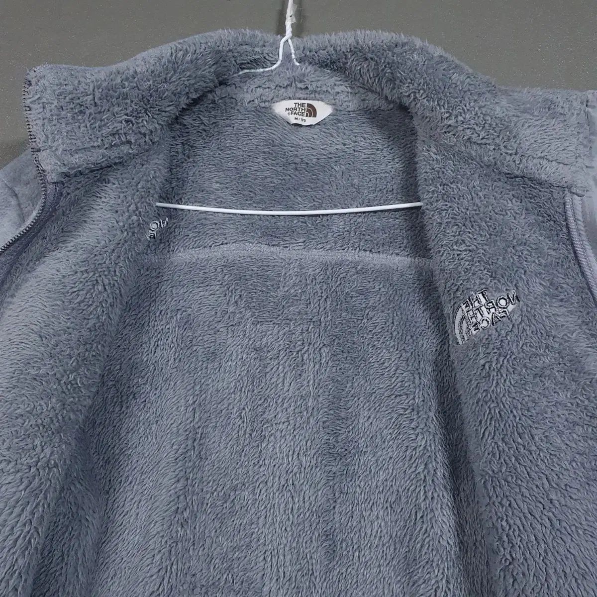 M 95 ザノースフェイス ホワイトレーベル シェルパ フリース ニュー ロイヤルトーン ジップアップ ジャケット