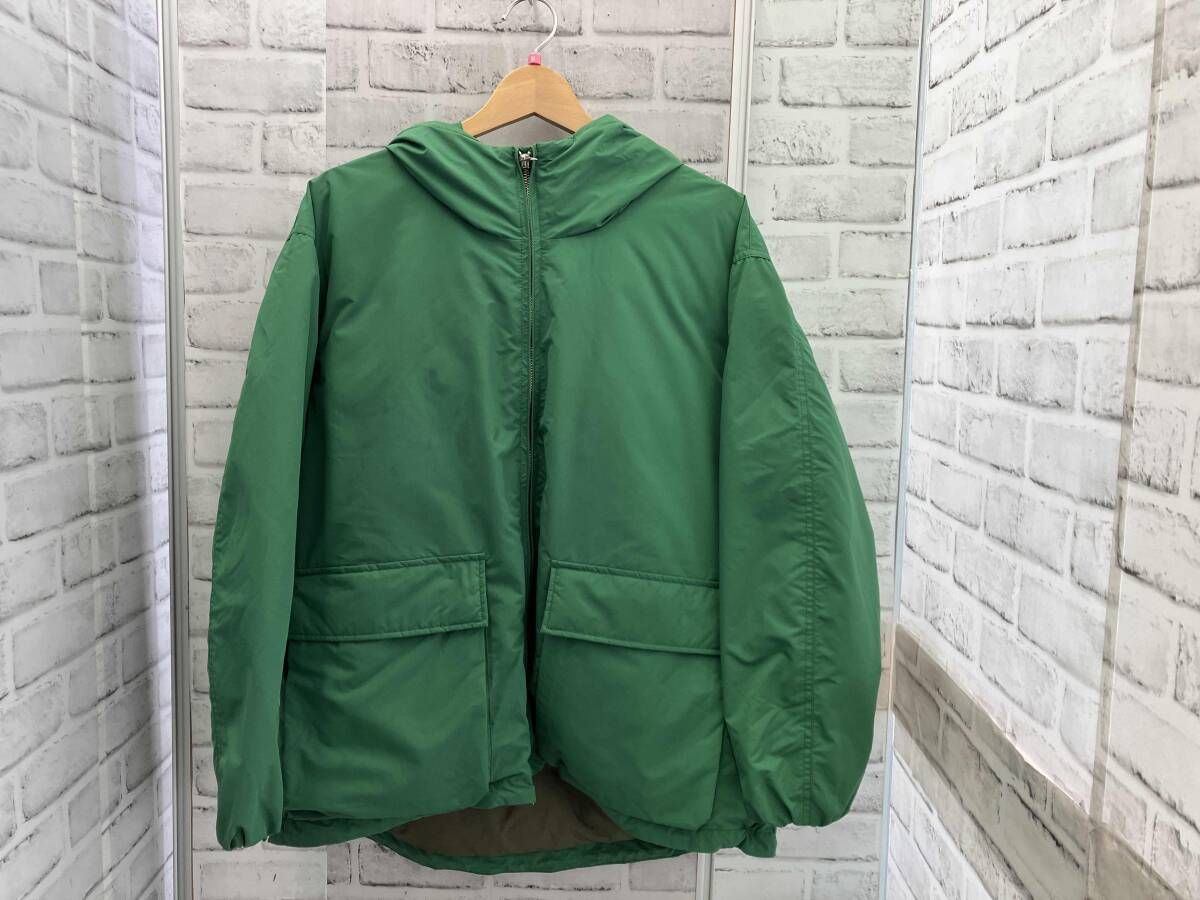 miffew/zip up down parka/ダウンジャケット/Mサイズ/グリーン 