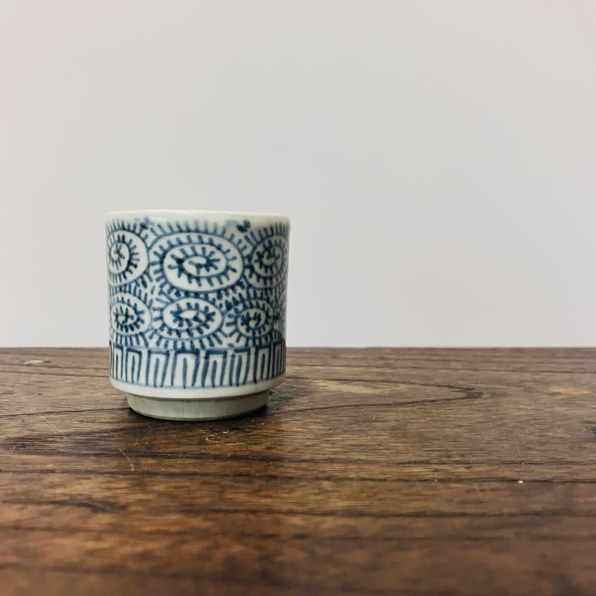 古伊万里 染付 壺 蛸唐草文 伊万里染付蛸唐草文壺 - 古好屋