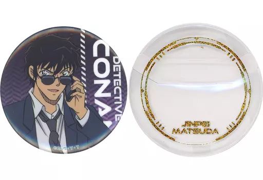 中古】バッジ・ピンズ 松田陣平 「名探偵コナン カプセル缶バッジ