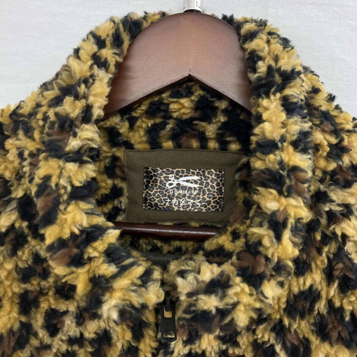 DENHAM/フリース/ナカメマン／21AM／レオパード柄／サイズ L／1110121