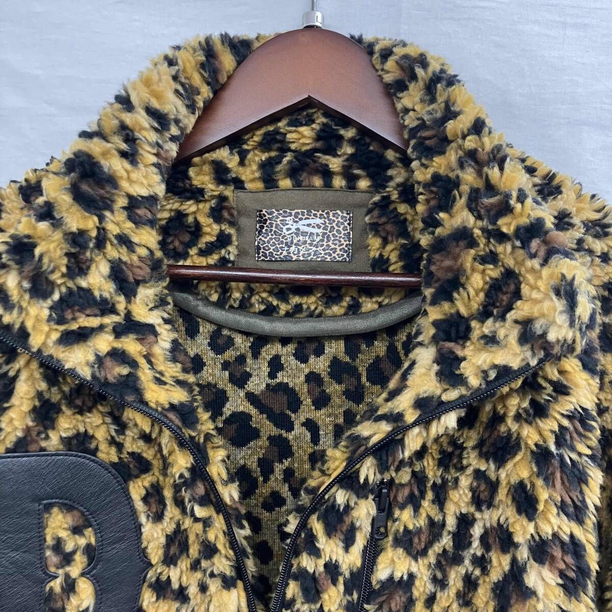 DENHAM/フリース/ナカメマン／21AM／レオパード柄／サイズ L／1110121