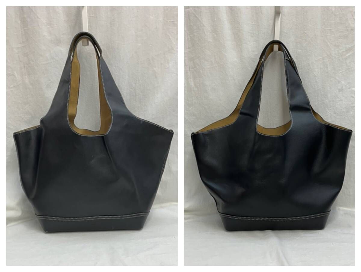 保存袋付] VASIC ヴァジック MASK テラコッタ トートバッグ ブラック