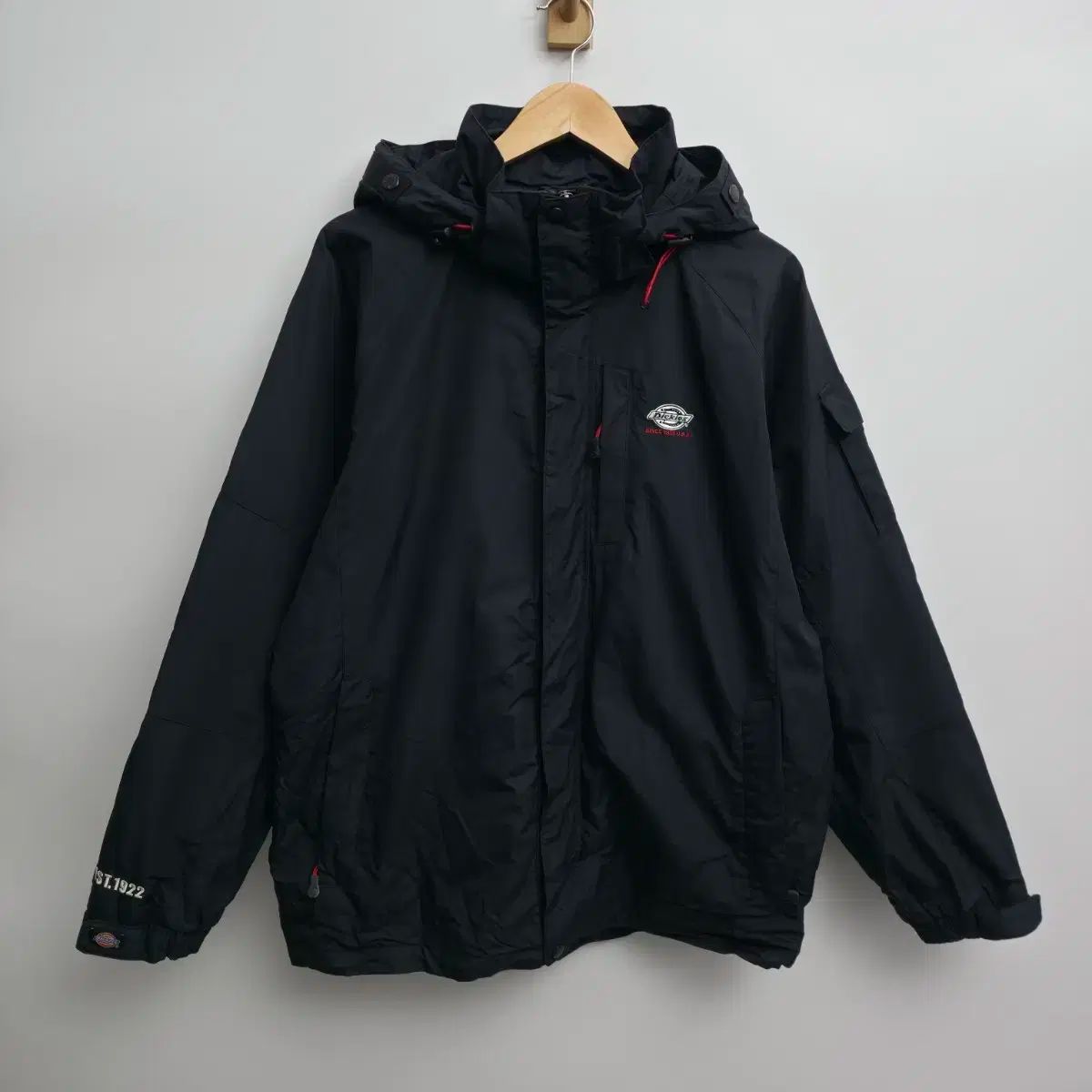 XL ディッキーズ ブラック フーディー ウィンドブレーカー アウター