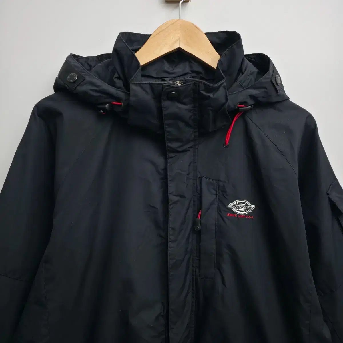 DICKIES / ジャケット/XL/ポリエステル/BLK/フード付き/ウィンドブレーカー XL ディッキーズ ブラック フーディー ウィンドブレーカー アウター