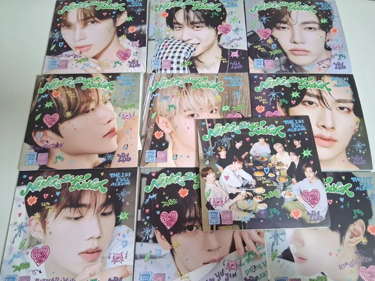 ZEROBASEONE 新品未開封 まとめ売り ZEROBASEONE(ゼロベースワン・ZB1・ゼベワン) 開封アルバム まとめ売り