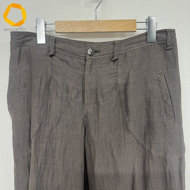 anc イオコムイオセンソユニコ io comme io sensounico パンツ 40 茶