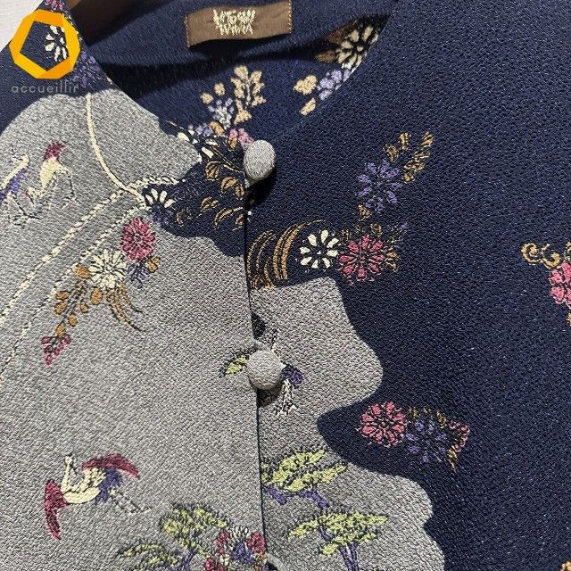 anc シセンドウ 詩仙堂 ヒトシタムラ ジャケット 紺 グレー ピンク 緑