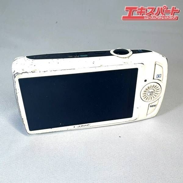 ジャンク品 Canon キヤノン IXY 30 S デジカメ ホワイト バッテリー
