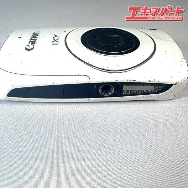 ジャンク品 Canon キヤノン IXY 30 S デジカメ ホワイト バッテリー