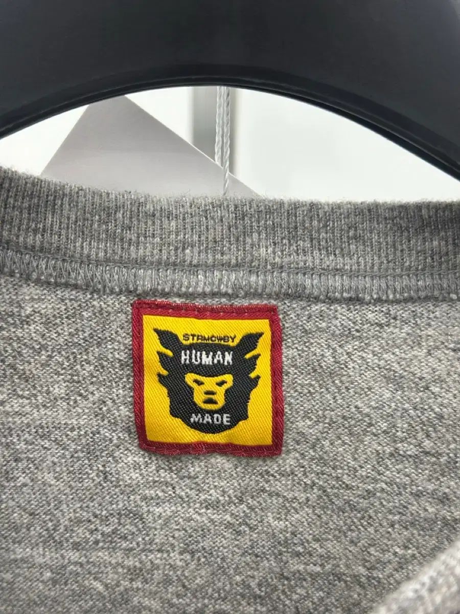 HUMAN MADE タイガー グレー 小売業者 ロングスリーブ HUMAN MADE トラ