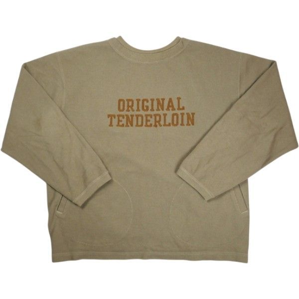 テンダーロイン tenderloin T-GROVES L Size【L】 TENDERLOIN テンダーロイン MOSS STITCH SWEAT KHAKI クルー