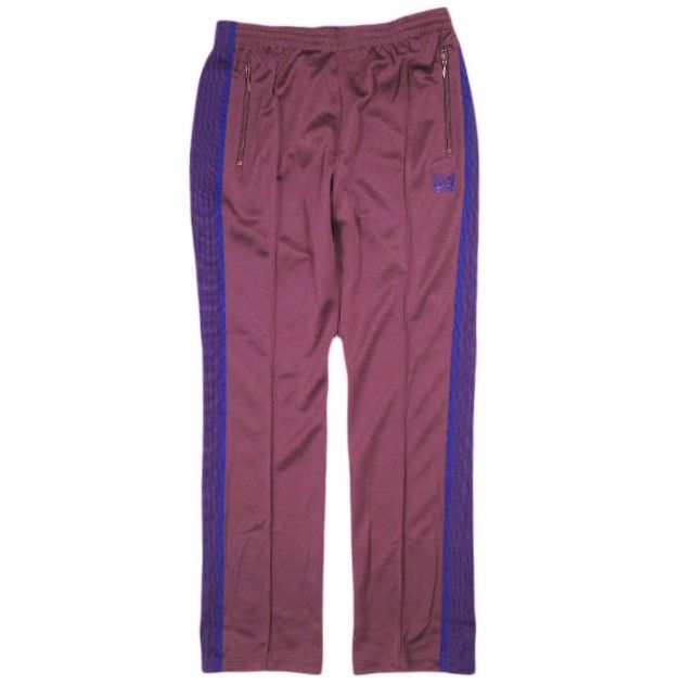 Needles ニードルス 23AW Narrow Track Pant Poly Smooth ナロートラックパンツ ポリスムース NS247 M Wine イージー ジャージ ボトムス Needles ニードルス 23AW Narrow Track Pant Poly Smooth ナロー