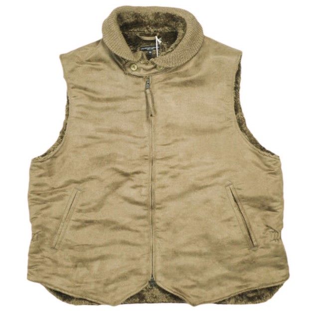 Engineered Garments 別注 フェイクスエードハンティングベスト 新品 Engineered Garments エンジニアードガーメンツ 23AW アメリカ製