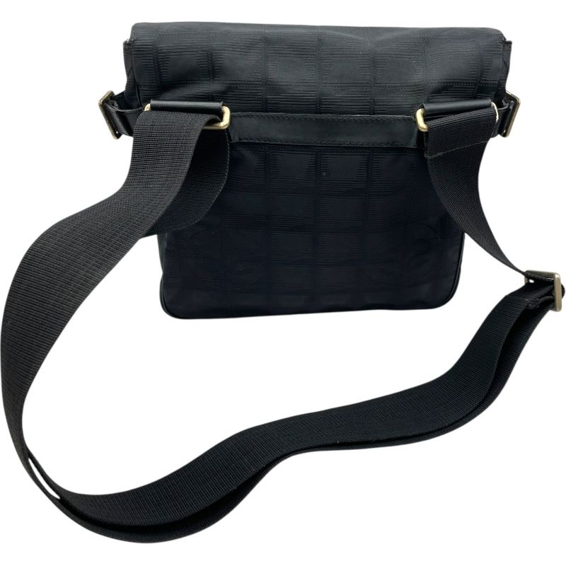 シャネル CHANEL ニュートラベルライン ショルダー A29347 ブラック GD