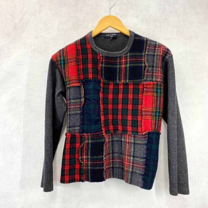 COMME des GARCONS HOMME コムデギャルソン オム パッチワーク 長袖 T