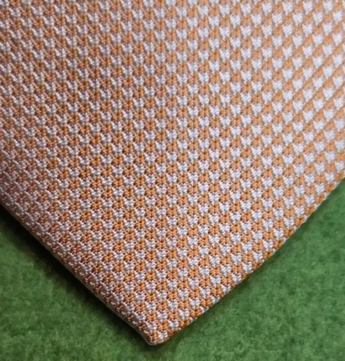 エルメス オレンジ パータン シルク ネック タイ