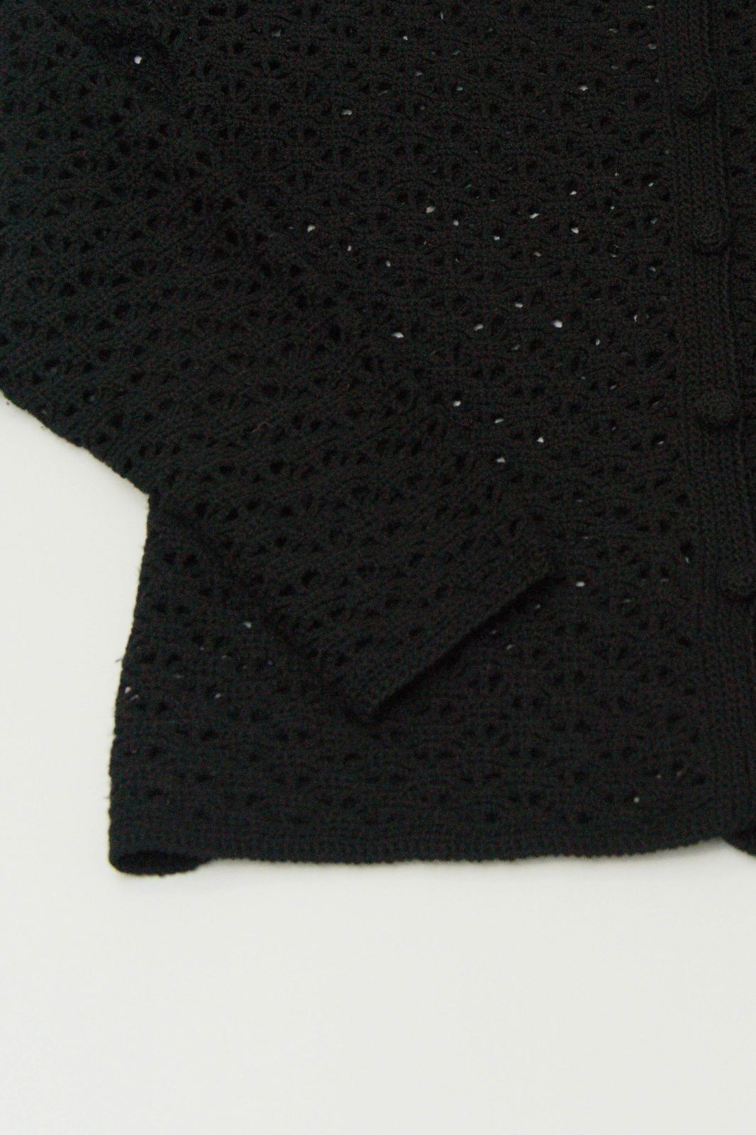  ユーロ 古着 ハンドメイド 透かし編み ウールカーディガン カーディガン ボレロ トップス