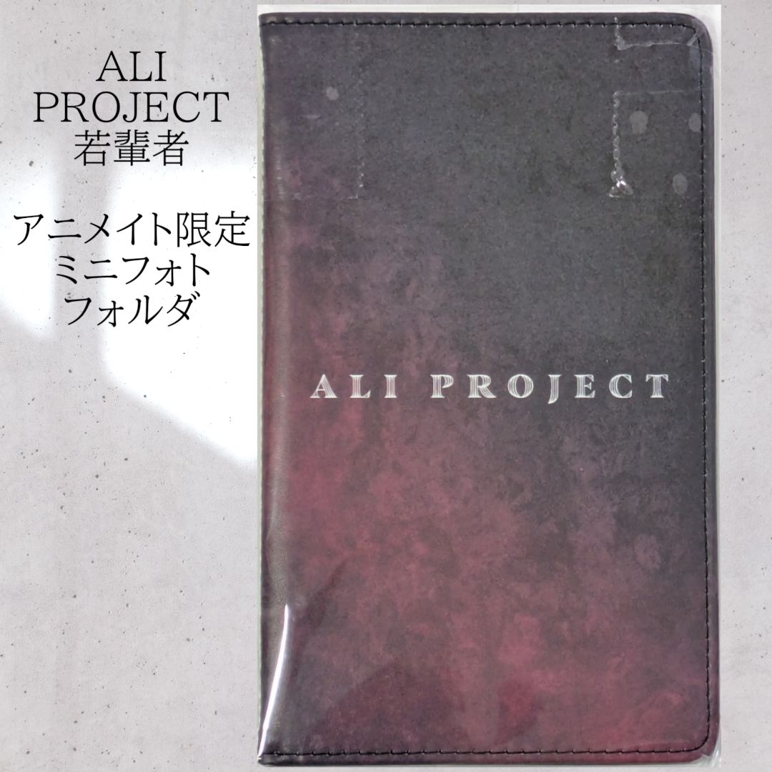 送料無料 24時間以内発送 未開封 ミニフォトフォルダ ALI PROJECT 若輩