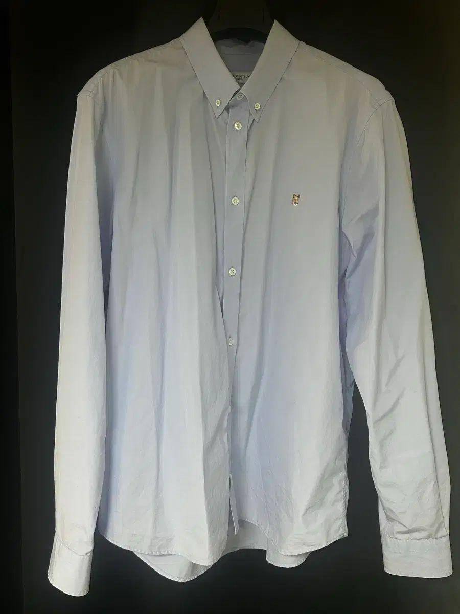 メゾンキツネ キツネ耳刺繍 シャツ