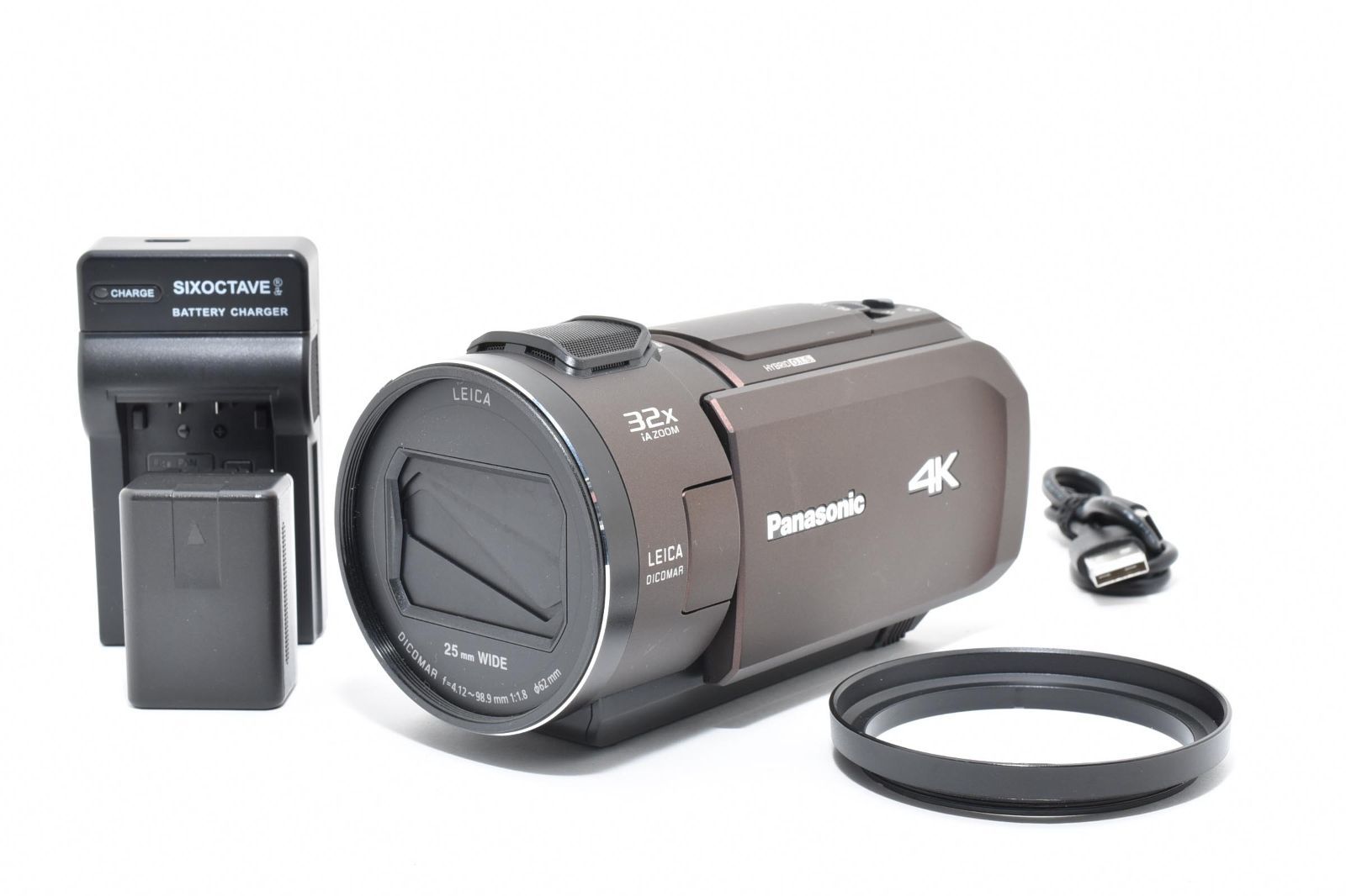 Panasonic HC-VX1M ブラウン デジタル4Kビデオカメラ（ライカレンズ