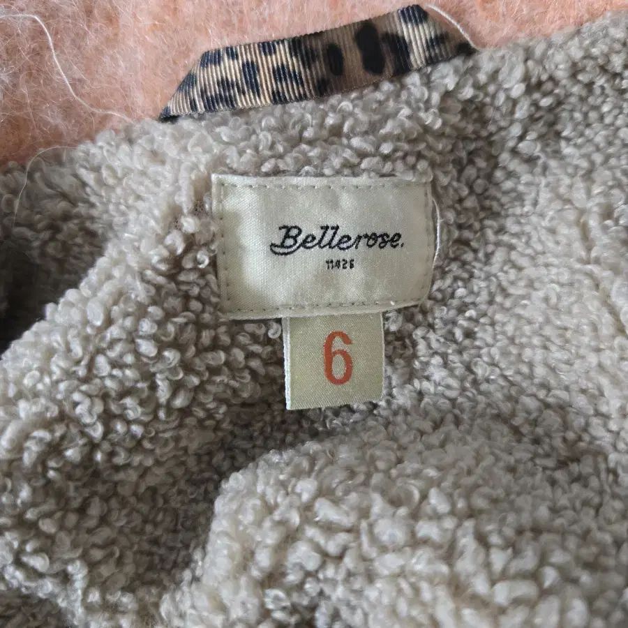  ベルロゼ 6歳 120号 ウールコート フリース ボア裏地 C-アウター-279 その他 コート