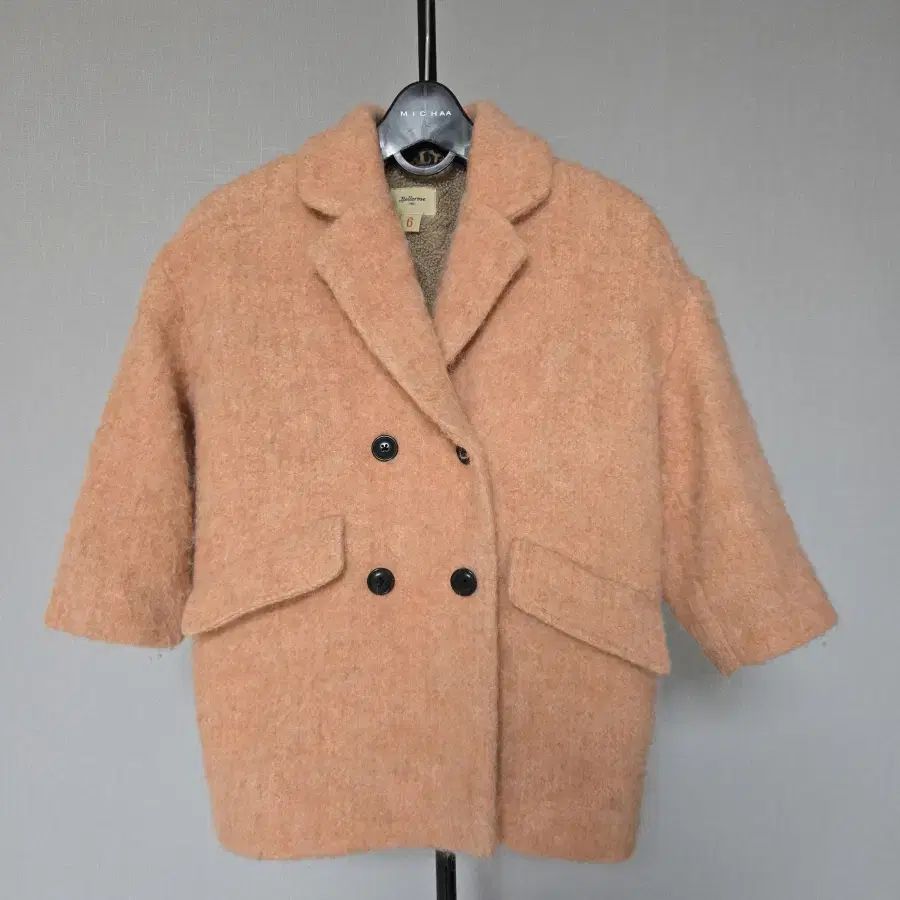 ベルロゼ 6歳 120号 ウールコート フリース ボア裏地 C アウター 279