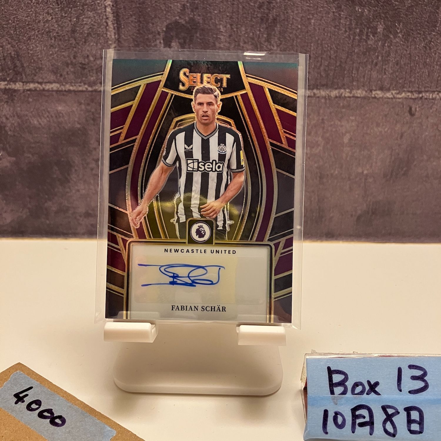 2023-24 Panini Select Fabian Schar 21/49 直筆サインカード