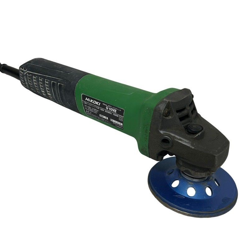 HiKOKI ハイコーキ 100 mm 電子ディスクグラインダ G 10 VE V グリーン