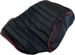 ホンダ 2003 2006 SC 54 設計 シートカバー 厚手生地 生地色 座面 エンボス黒タックロール パイピング赤 張替タイプ